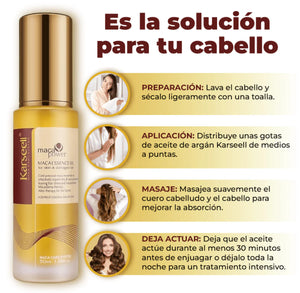 MASCARILLA CAPILAR DE COLAGENO + ACEITE DE ARGAN KARSEELL (ENVIO GRATIS 🚗)